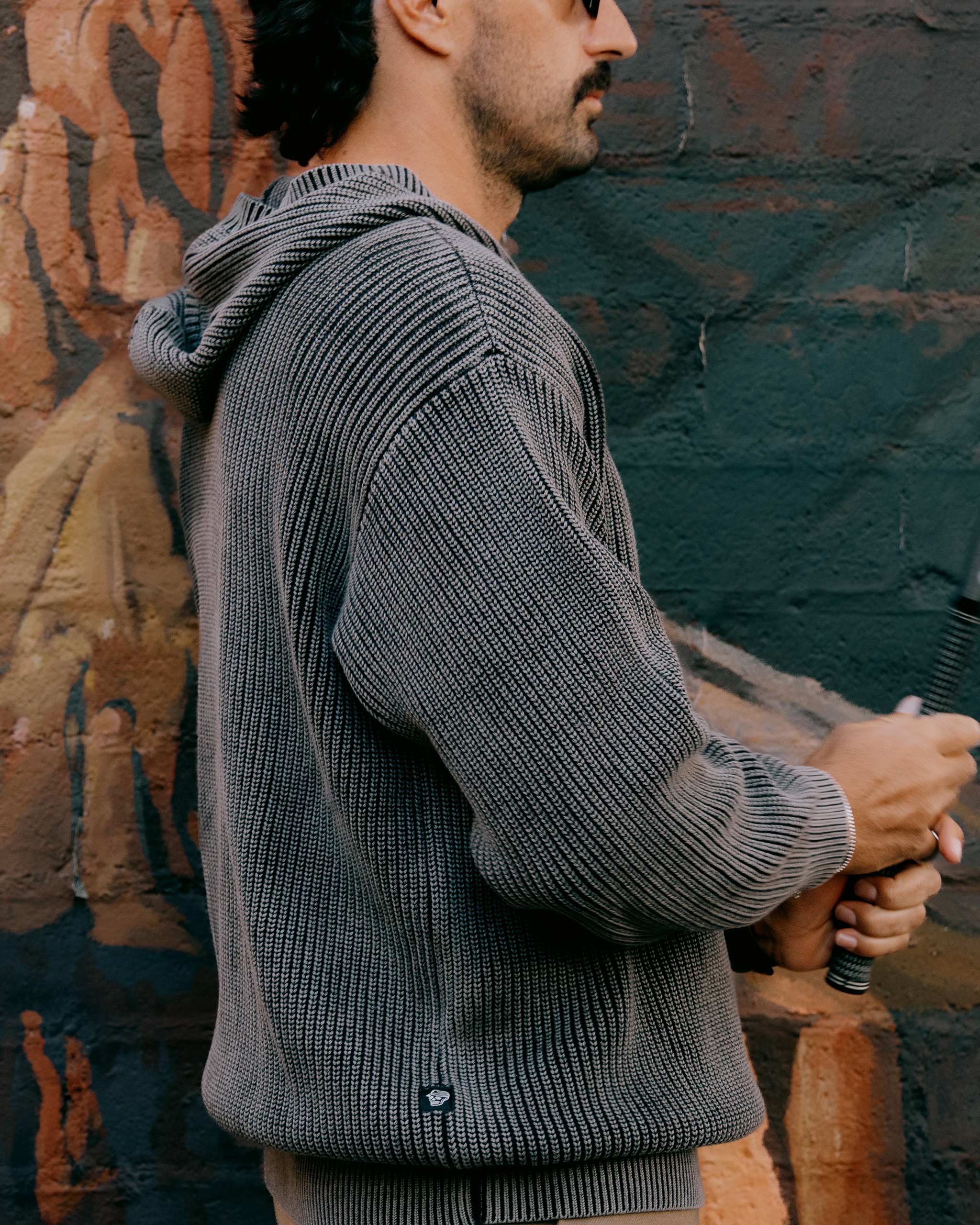 Fisherman Hoodie - Coal - Image 9