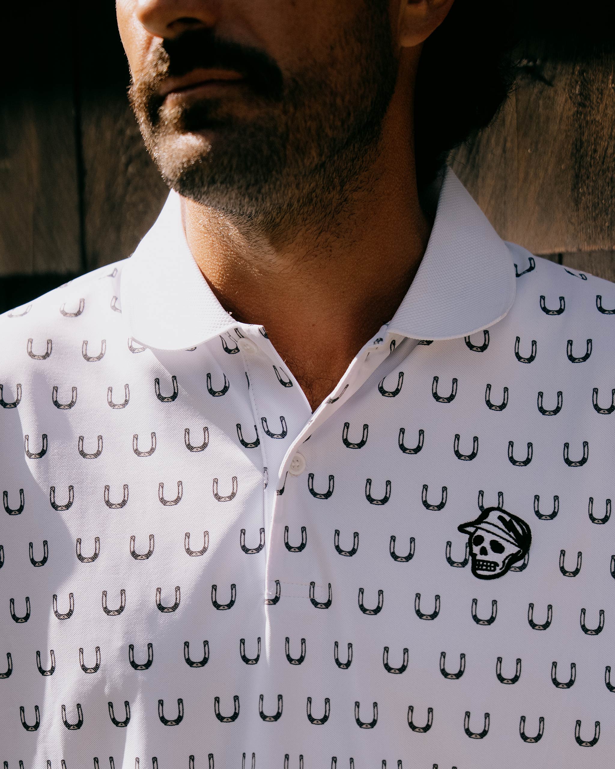 Horseshoe Polo - White/Shoe - Image 2