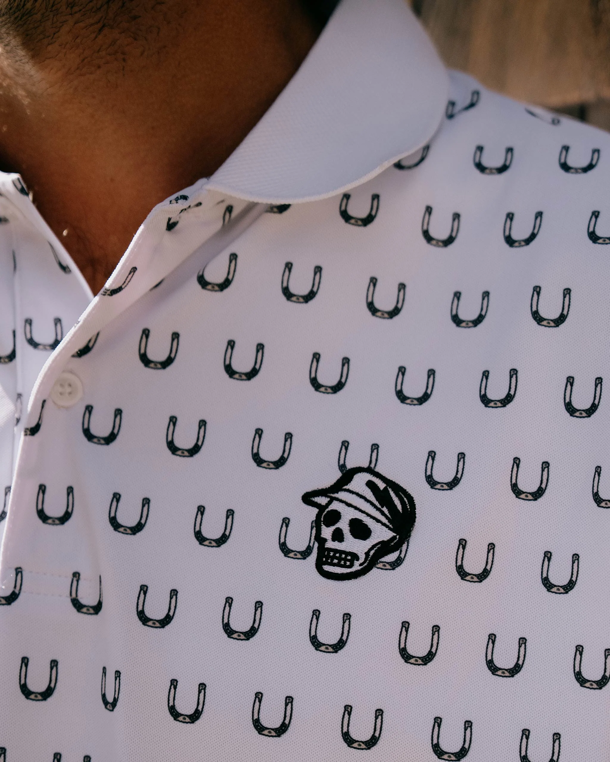 Horseshoe Polo - White/Shoe - Image 5