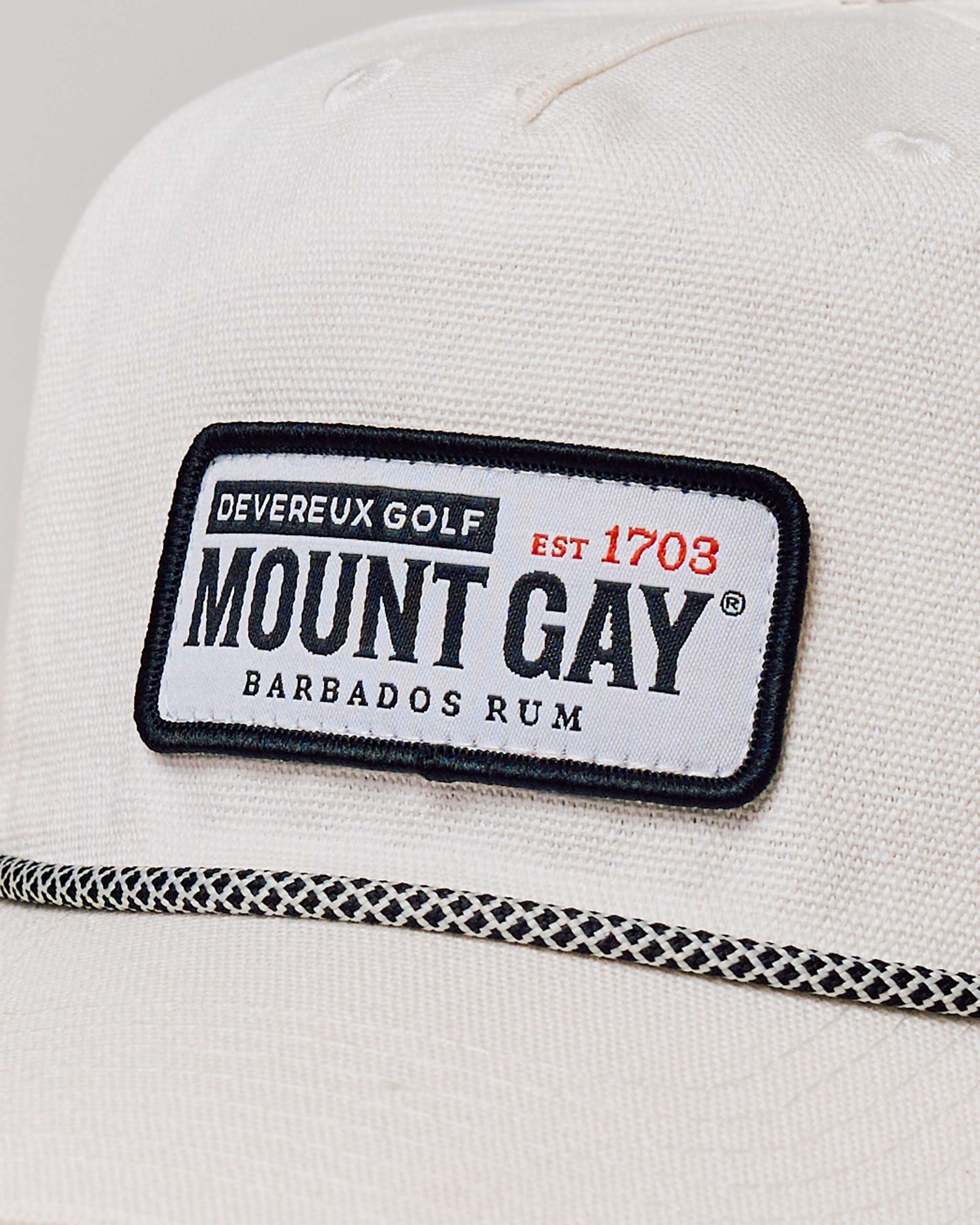 Mount Gay Patch Hat - White - Image 4