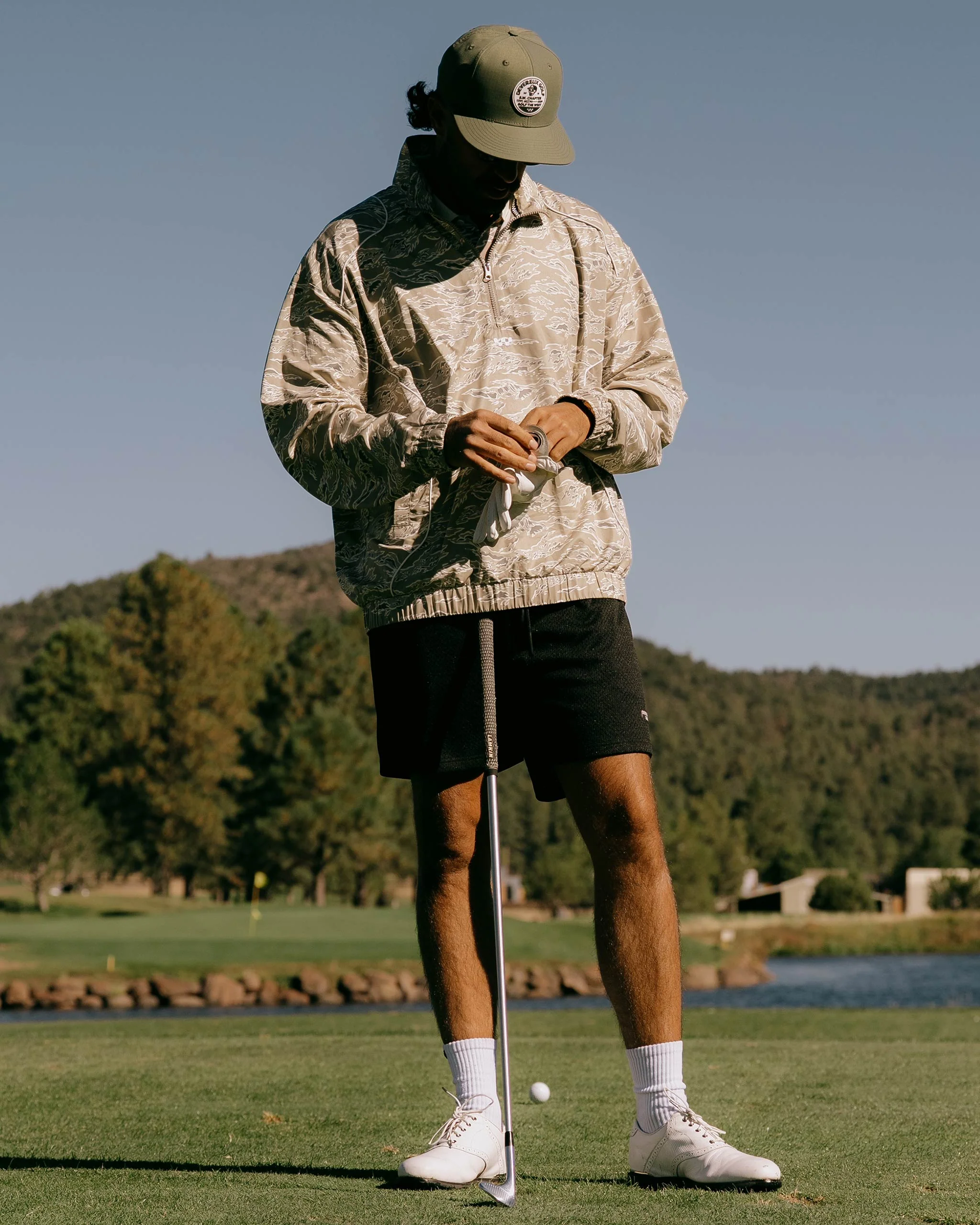 Pullover Piped QTR ZIP - Tiger Camo - Image 3