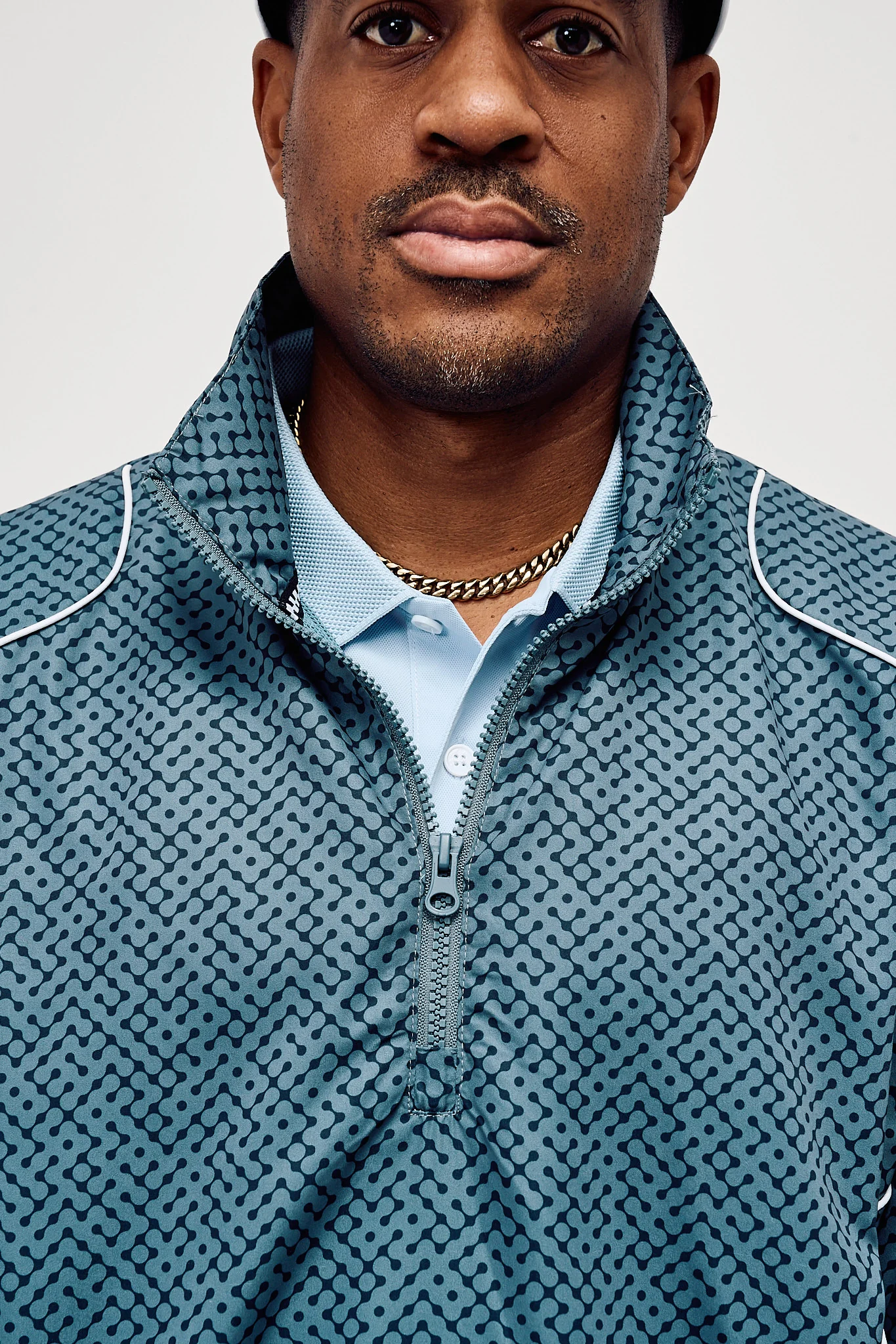 Pullover Piped QTR Zip - Western Sky Labyrinth - Image 2