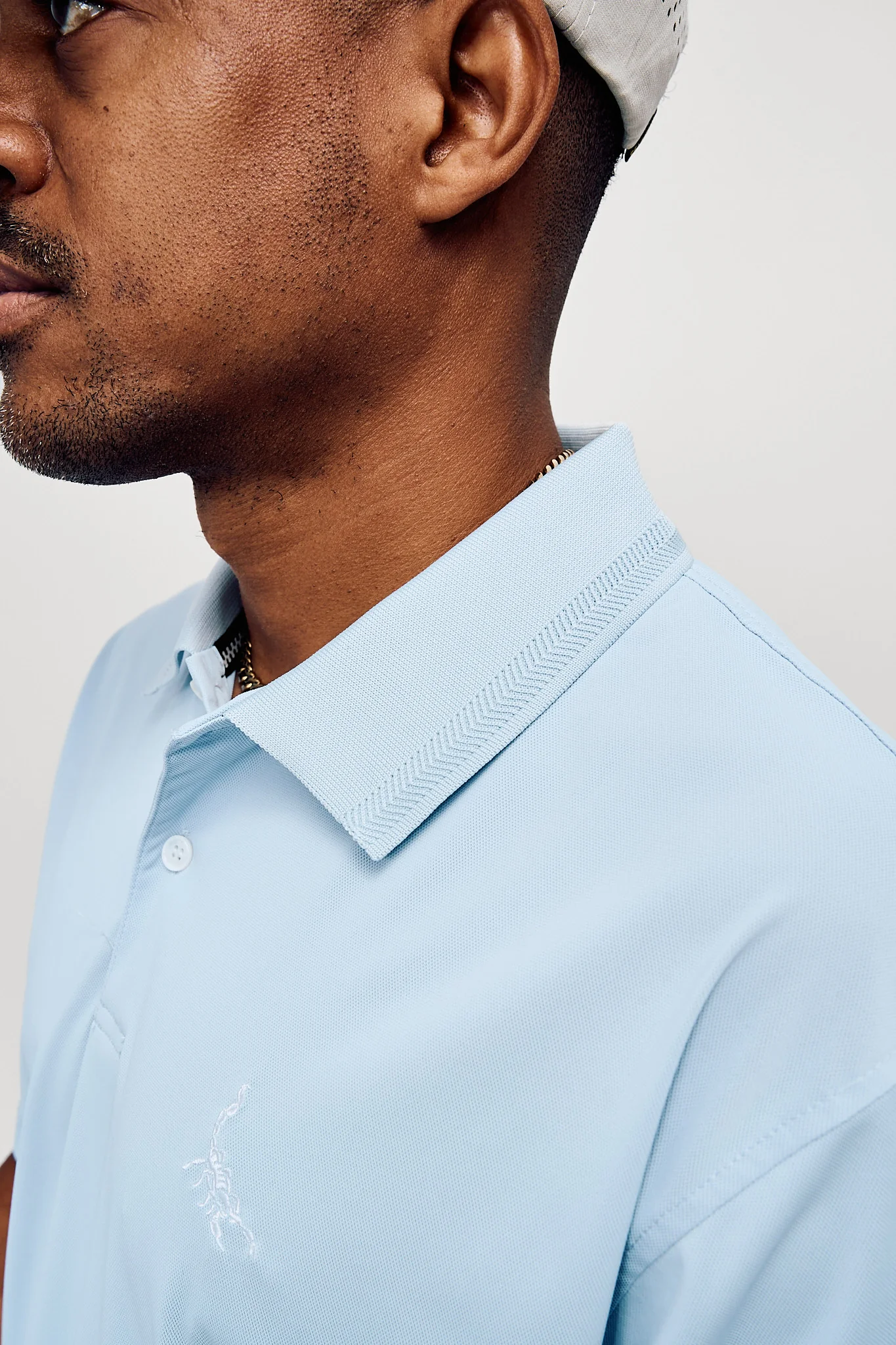 Scorpion Icon Polo - Western Sky Blue - Image 7
