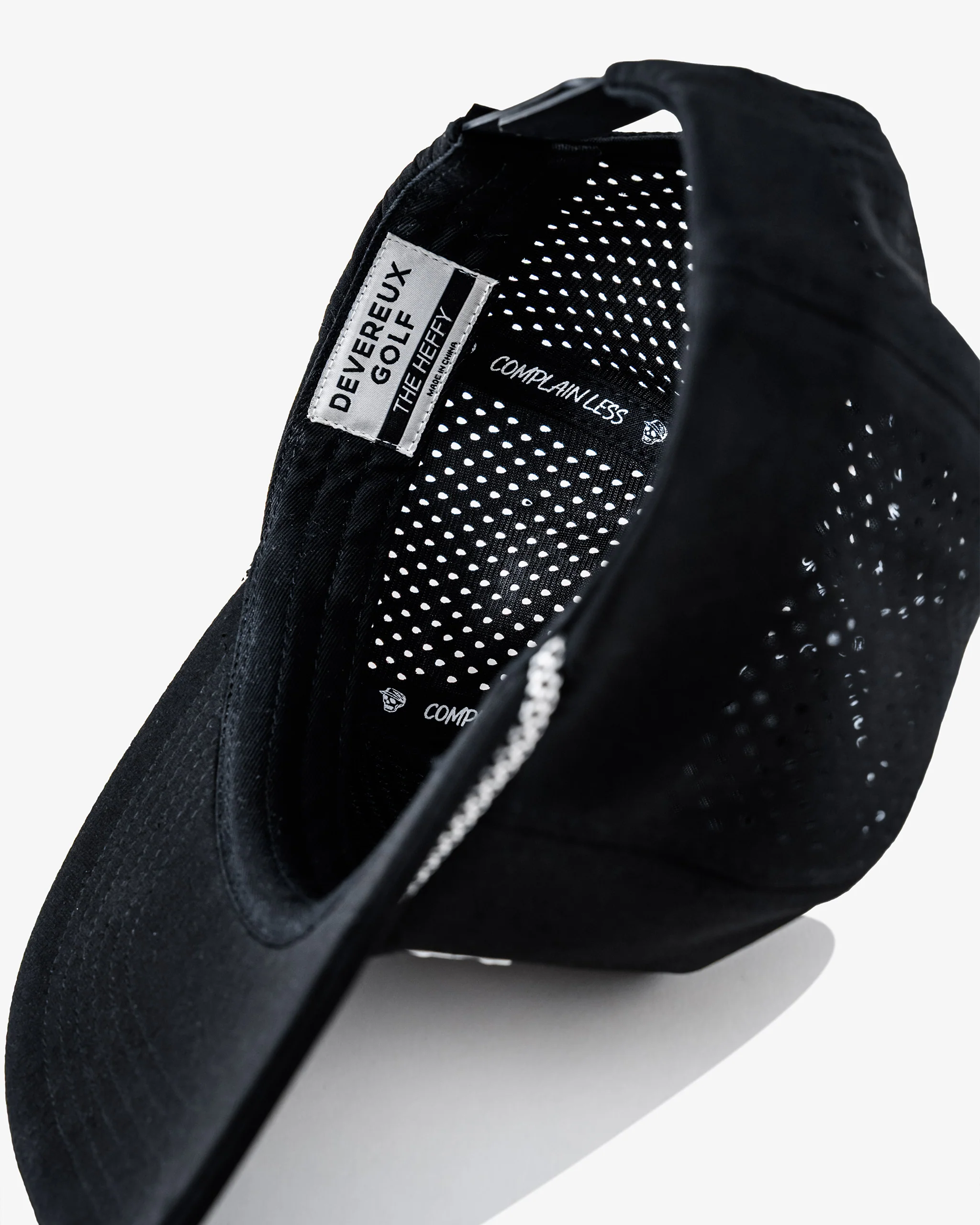 Skull Caddie Performance Rope Hat - Black - Image 3