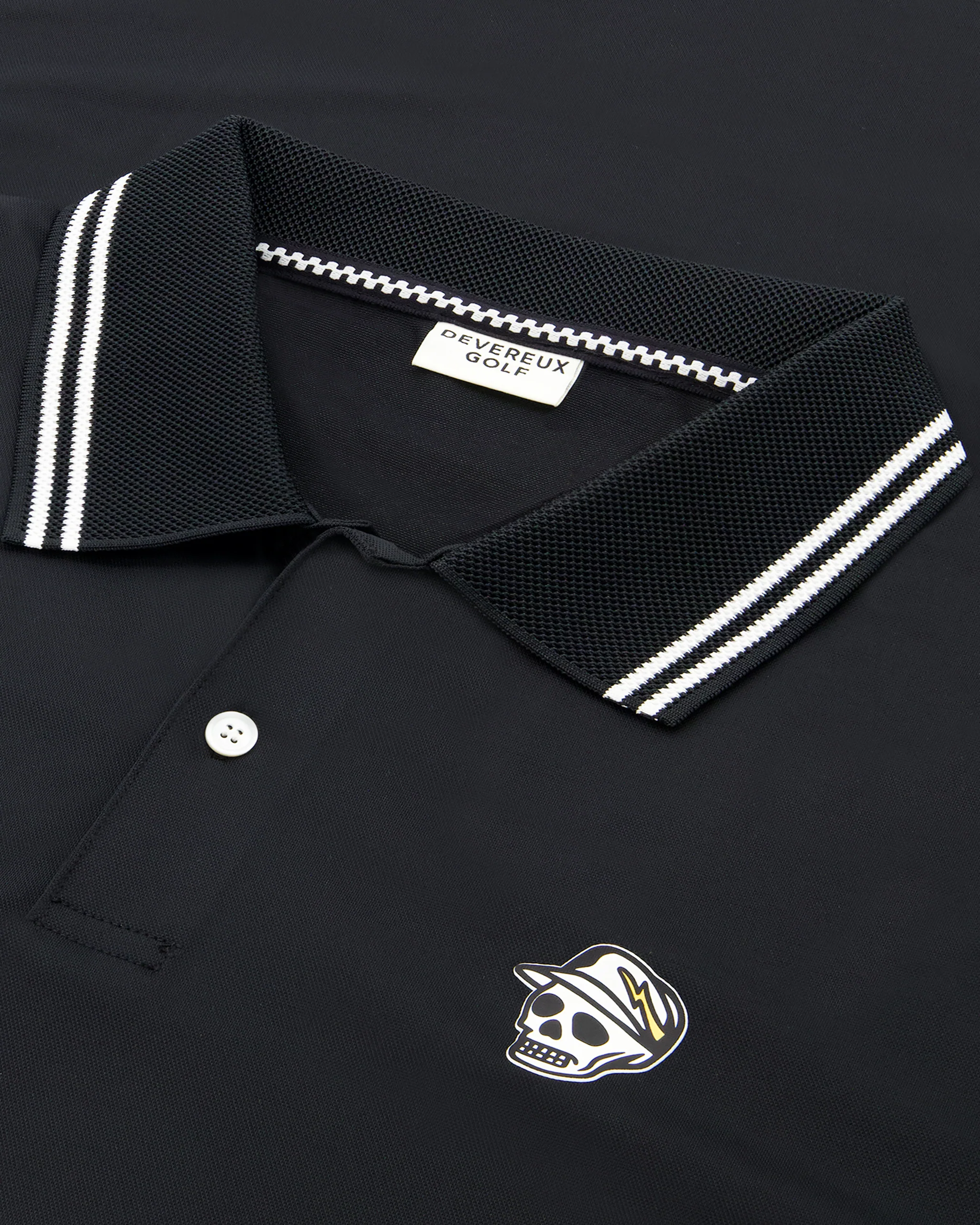 Skull Caddie Tips Polo - Black - Image 2