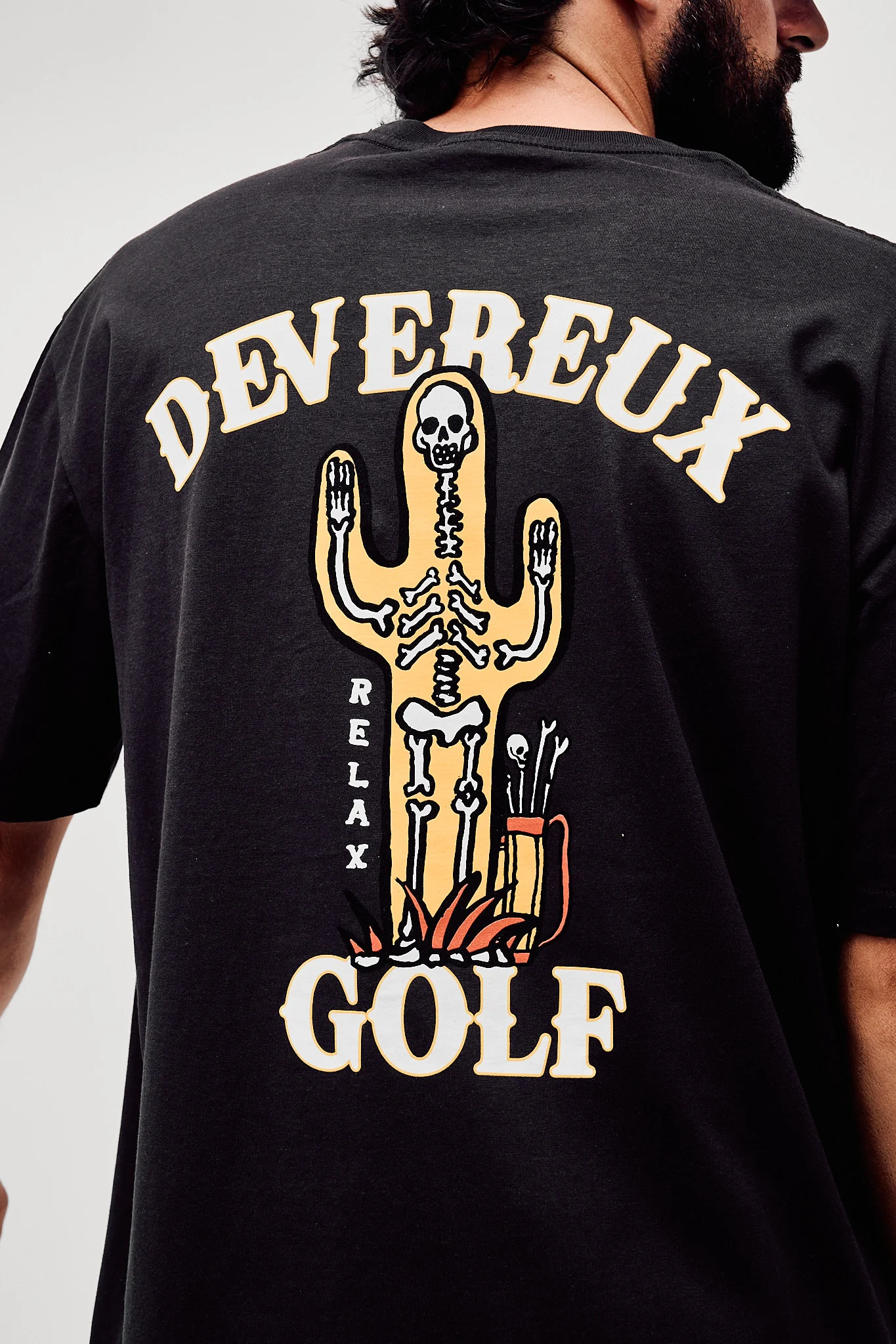 Voodoo Cactus Tee - Faded Black - Image 7